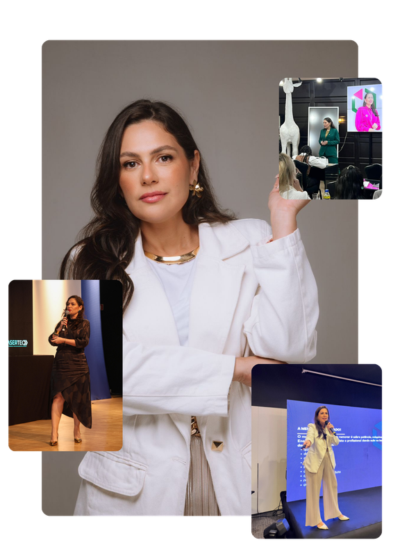 Tati Bressanin em palestras e eventos